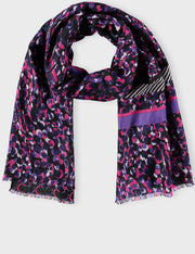 Pink/Purple Scarf with  Circles