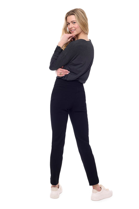 Black Boss Slim Ankle Pant