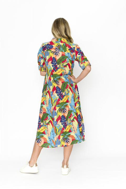 Print Sofia Shirt Dress