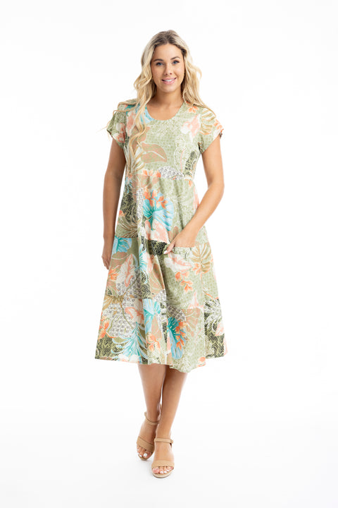 Print Algarve Dress