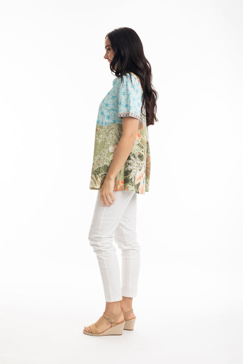 Print Algave Patch Shirt