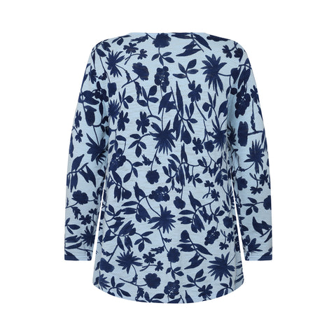 Indigo Petal Power Swing Coretta Top