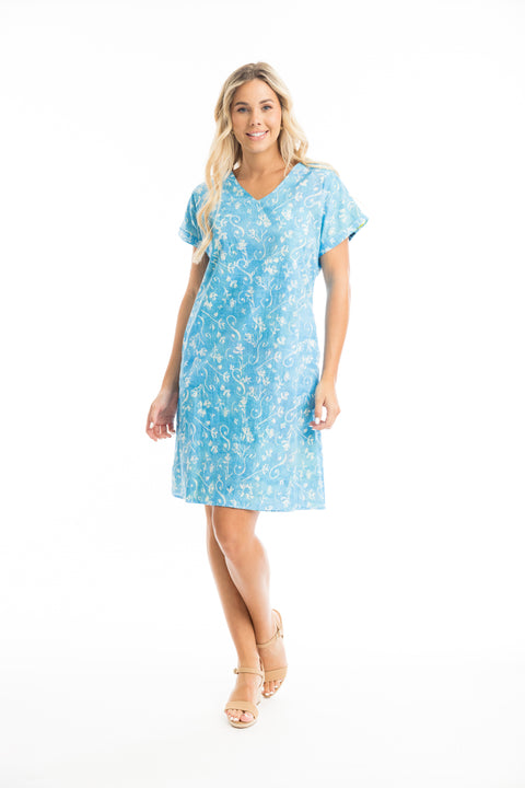 Multi Print Elafonissi Revesible Dress