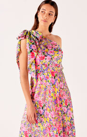 Pink Multi Floral Garden In The Sky Maxi Dress