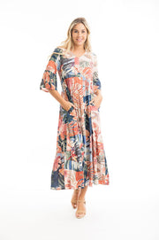 Print Luzon Peak Maxi Dress