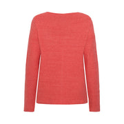 Soft Red Monsoon Cardi