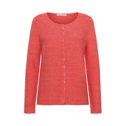 Soft Red Monsoon Cardi