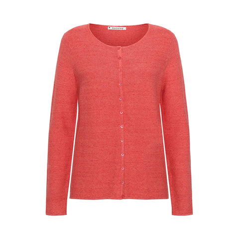 Soft Red Monsoon Cardi