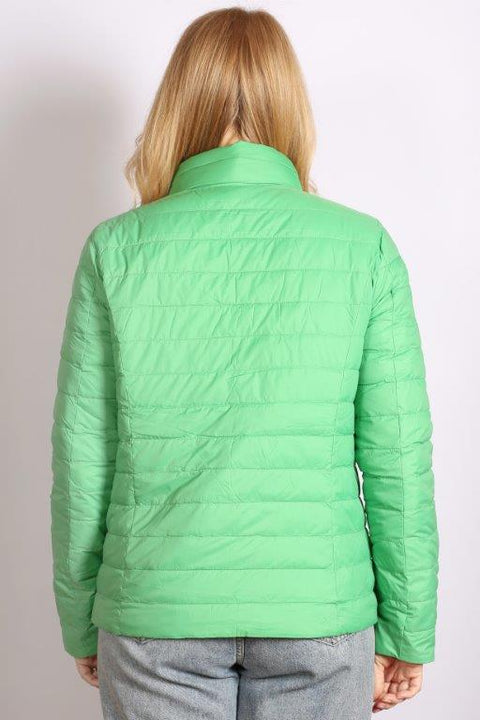 Green and Black Reversible Down Jacket
