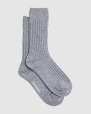 Grey Fine Merino Socks