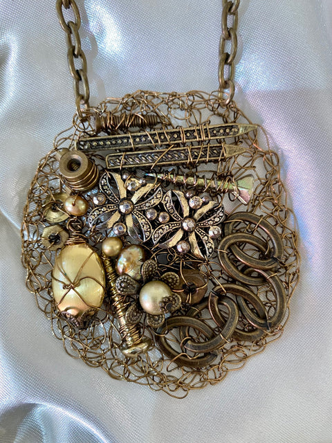 Handmade Bronze Necklace