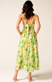 Palm Watercolour Resort Dress